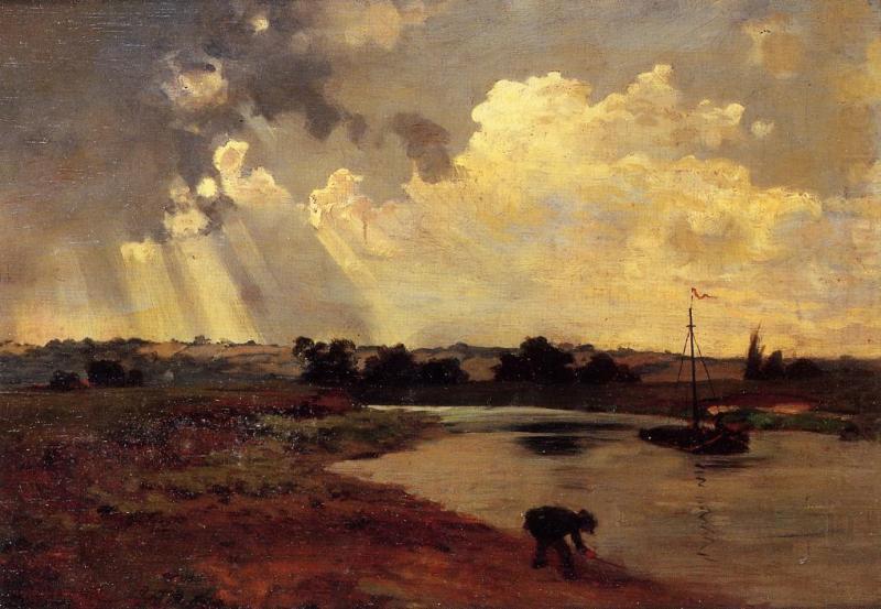 The Banks of the River, Charles-Francois Daubigny